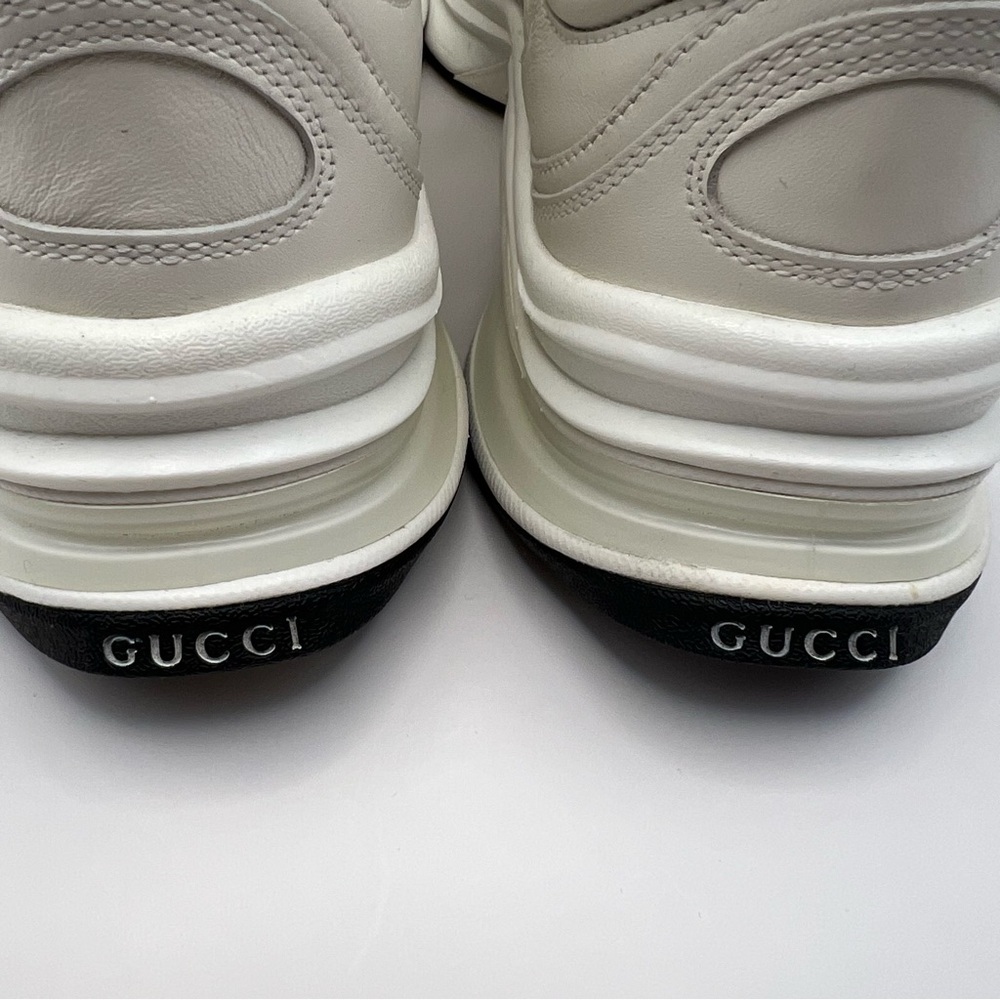 Gucci Run Interlocking GG Logo Ultralight Plutone Leather Sneakers - Picture 10 of 10